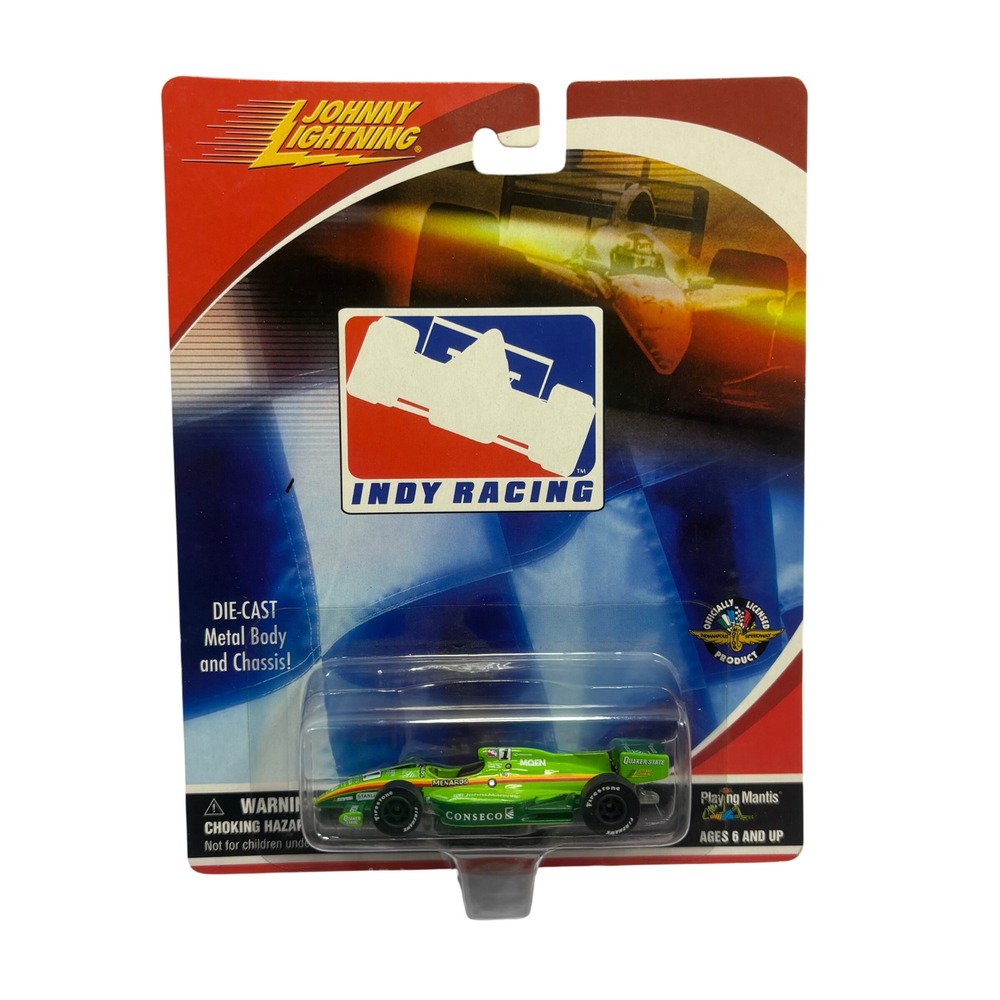 Johnny Lightning Indy Racing Greg Ray 1 Conseco Menards 1/64 Diecast Green Car